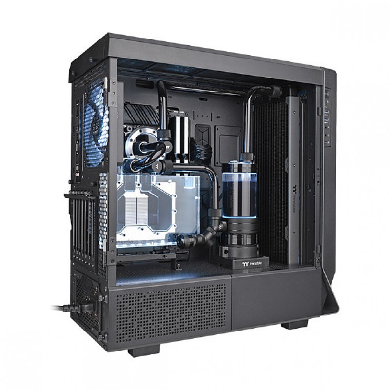 Thermaltake Pacific SR420 λεπτός ραδιάτορας για υγρή ψύξη ιδιοκατασκευής, μαύρος
