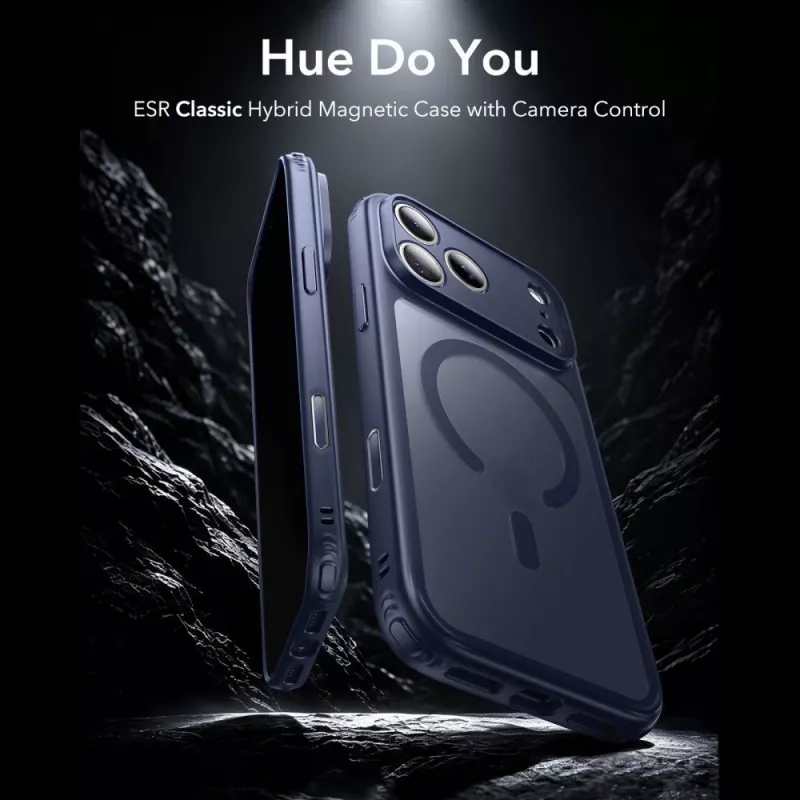 ESR Classic Hybrid MagSafe θήκη για iPhone 17 Pro / 18 Pro, ματ μπλε