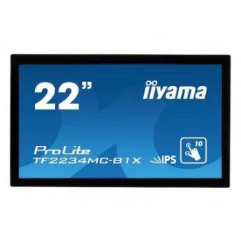 iiyama TF2234MC-B1X οθόνη υπολογιστή 21,5″ (55,9 cm) πολλαπλής αφής, 16:9, DVI