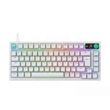 Πληκτρολόγιο Logitech G316 X 75, 920-014315, λευκό, FR