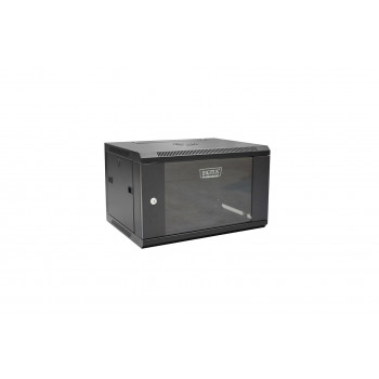 Επιτοίχιο ερμάριο rack Digitus DN-W19 06U/450/B 6U, μαύρο