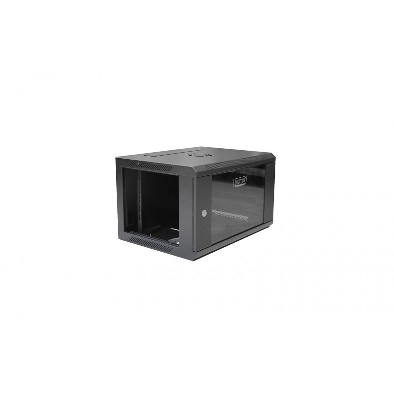 Επιτοίχιο ερμάριο rack Digitus DN-W19 06U/450/B 6U, μαύρο