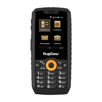RugGear RG150 ανθεκτικό κινητό με πλήκτρα, Dual SIM, μαύρο