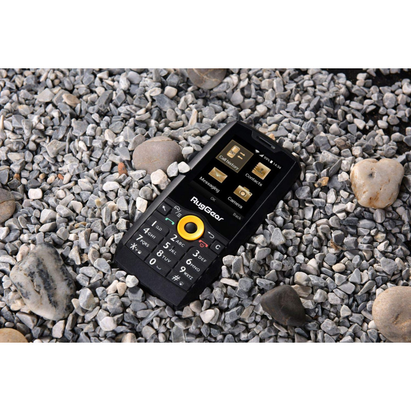 RugGear RG150 ανθεκτικό κινητό με πλήκτρα, Dual SIM, μαύρο