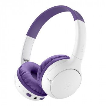 Belkin Soundform Mini 2 ασύρματα παιδικά ακουστικά κεφαλής, μωβ
