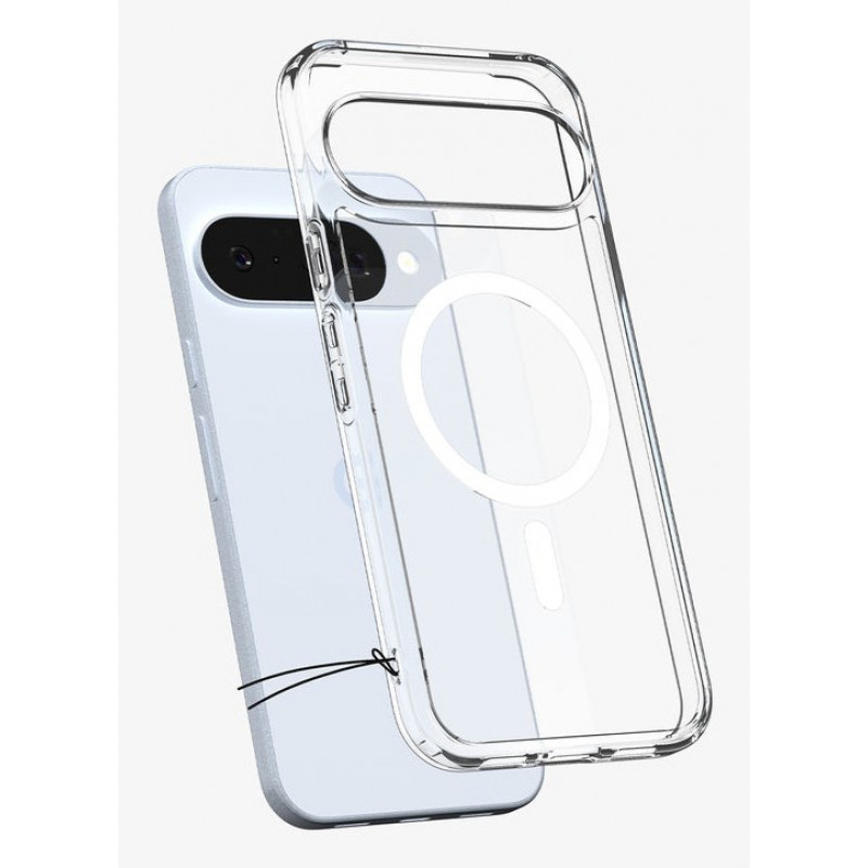 Spigen Ultra Hybrid MagSafe θήκη για Google Pixel 10 Pro / Pixel 10, διάφανη λευκή