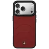 Mercedes Mer008874 Leather Mesh with Bow Line MagSafe θήκη για iPhone 18 Pro Max / 17 Pro Max, μπορντό