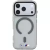 Θήκη BMW M IML Frosted Metal Logo & Trims MagSafe για iPhone 18 Pro / 17 Pro, ανθρακί
