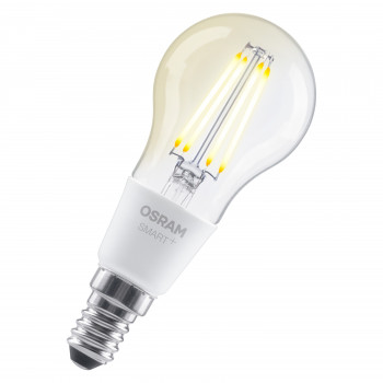 Osram SMART+ Matter Filament Classic P40 827 έξυπνη λάμπα, με ρύθμιση έντασης, E14, 4 W, ζεστό λευκό, Wi-Fi