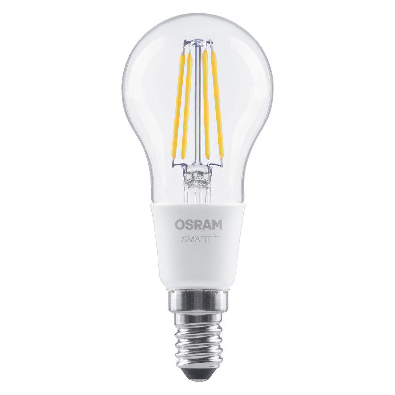 Osram SMART+ Matter Filament Classic P40 827 έξυπνη λάμπα, με ρύθμιση έντασης, E14, 4 W, ζεστό λευκό, Wi-Fi