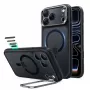 ESR Classic Hybrid Kickstand MagSafe θήκη για iPhone 17 Pro Max / 18 Pro Max, ματ μαύρη