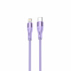 Tellur καλώδιο σιλικόνης Type-C σε Lightning, PD 30 W, 1 m, μοβ