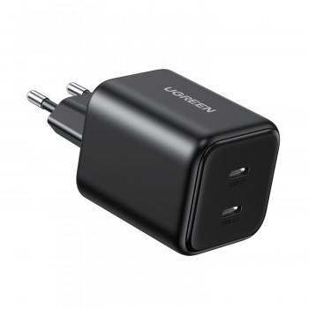 Ugreen X526 φορτιστής 45 W, 2 x USB-C, GaN, μαύρος