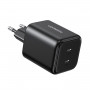 Ugreen X526 φορτιστής 45 W, 2 x USB-C, GaN, μαύρος