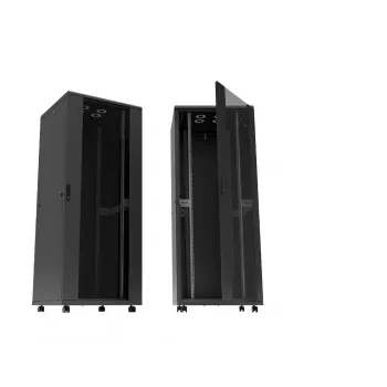 LogiLink Canovate D16S66B ντουλάπα δικτύου, 16U, 48,3 cm (19″), μαύρη (RAL 9005)