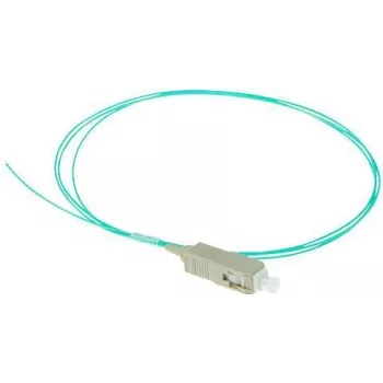 ACT RL8695 καλώδιο οπτικής ίνας SC pigtail, 1 m, OM3, LSZH, aqua
