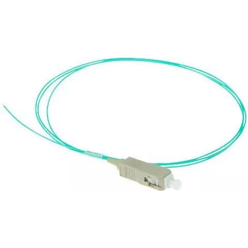 ACT RL8695 καλώδιο οπτικής ίνας SC pigtail, 1 m, OM3, LSZH, aqua