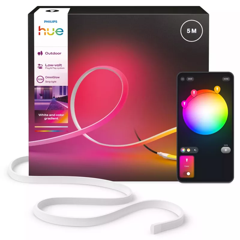 Philips Hue OmniGlow ταινία φωτισμού εξωτερικού χώρου, 5 m, EU