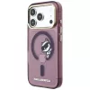 Karl Lagerfeld Peekaboo Logo θήκη με MagSafe για iPhone 18 Pro Max / 17 Pro Max, μπορντό