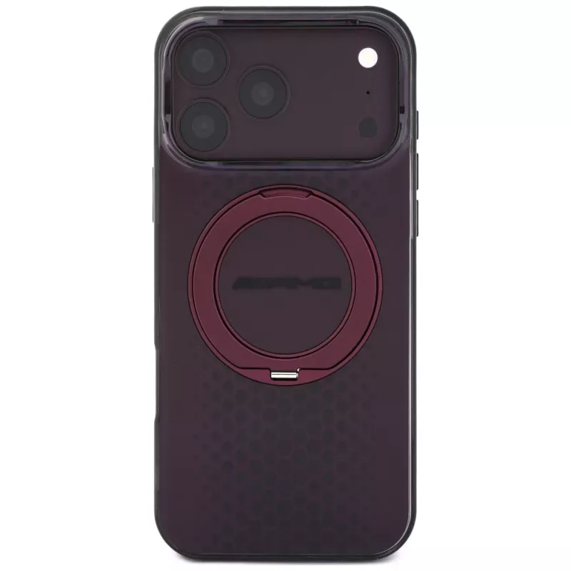 Mercedes AMG IML Double Layer Urban Line θήκη με Ring Stand, MagSafe, για iPhone 18 Pro Max / 17 Pro Max, μπορντό