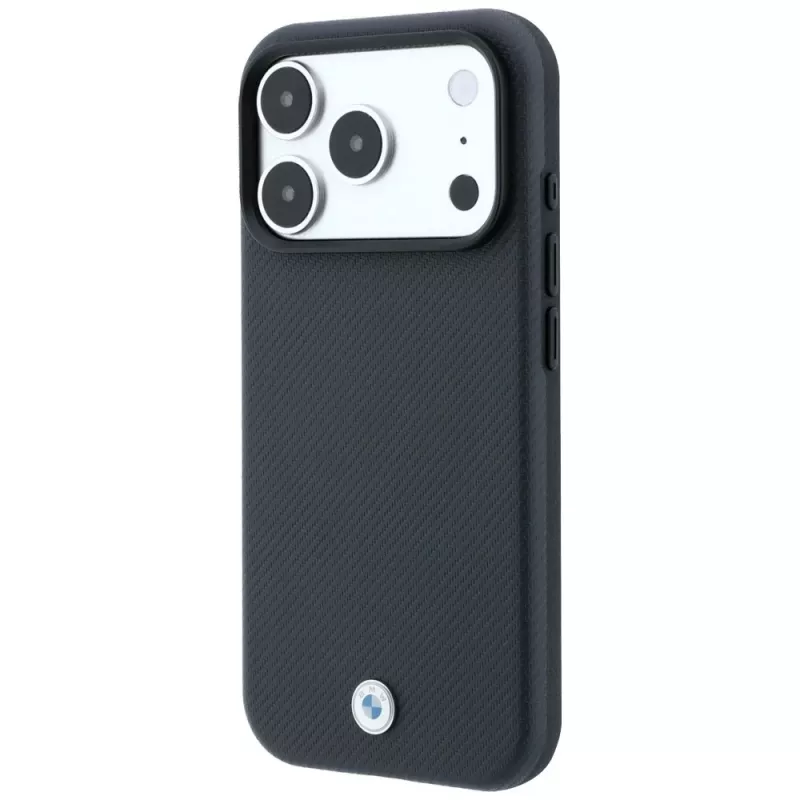 BMW Sign Kevlar Metal Logo MagSafe θήκη για iPhone 18 Pro Max / 17 Pro Max, ανθρακί