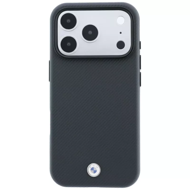 BMW Sign Kevlar Metal Logo MagSafe θήκη για iPhone 18 Pro Max / 17 Pro Max, ανθρακί
