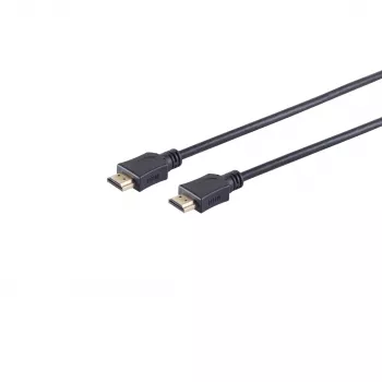 Wentronic 77473-E καλώδιο HDMI, 3 m, 3D, Ethernet, 4K 60 Hz, επιχρυσωμένο