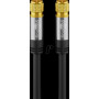 Wentronic 70661 καλώδιο σύνδεσης κεραίας, F, 135 dB, 4x θωρακισμένο, 1 m