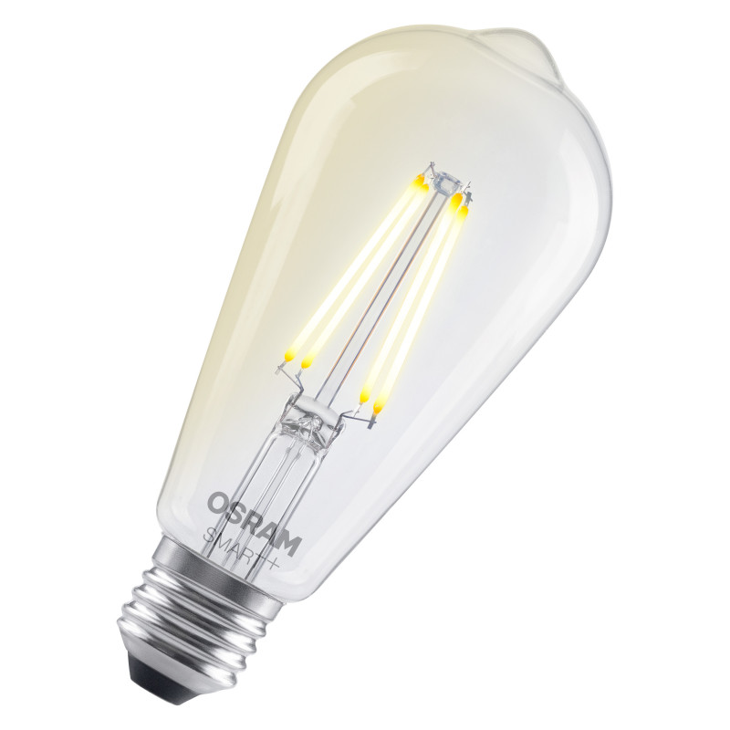 Osram SMART+ MATTER Dimmable Classic Edison 60 827 E27 έξυπνος λαμπτήρας, 6 W, ζεστό λευκό, Wi-Fi