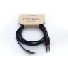 Cordial 14868 αντάπτορας ήχου Y, 1x βύσμα jack 3,5 mm - 2x βύσμα jack 6,3 mm (mono), 3 m, μαύρο