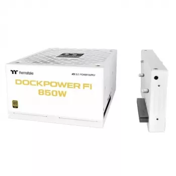 Thermaltake Dockpower FI 850 W τροφοδοτικό υπολογιστή, ATX 3.1, 80 PLUS Gold, λευκό του χιονιού