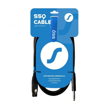 SSQ XLRJS5 καλώδιο ήχου, XLR θηλυκό σε στερεοφωνικό jack 6,3 mm, 5 m