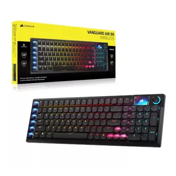 Corsair VANGUARD AIR 99 WL CH-91HA01B-NA πληκτρολόγιο παιχνιδιών, μαύρο