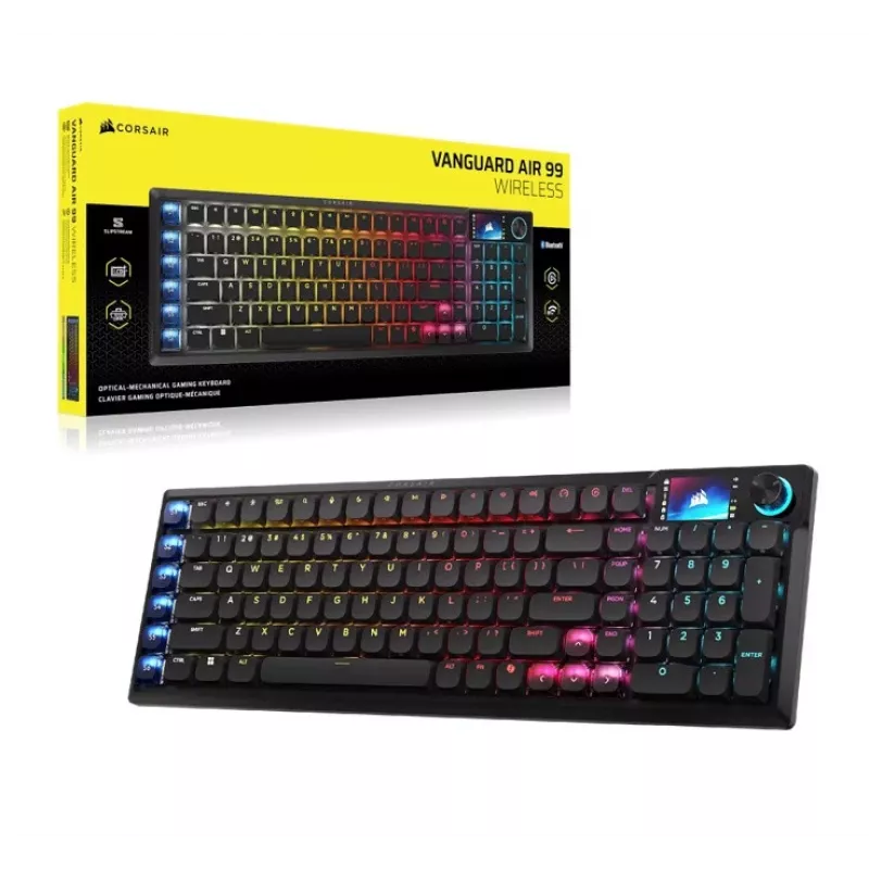 Corsair VANGUARD AIR 99 WL CH-91HA01B-NA πληκτρολόγιο παιχνιδιών, μαύρο