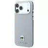 Karl Lagerfeld Grained Karl Head Metal MagSafe θήκη για iPhone 18 Pro Max / 17 Pro Max, γκρι