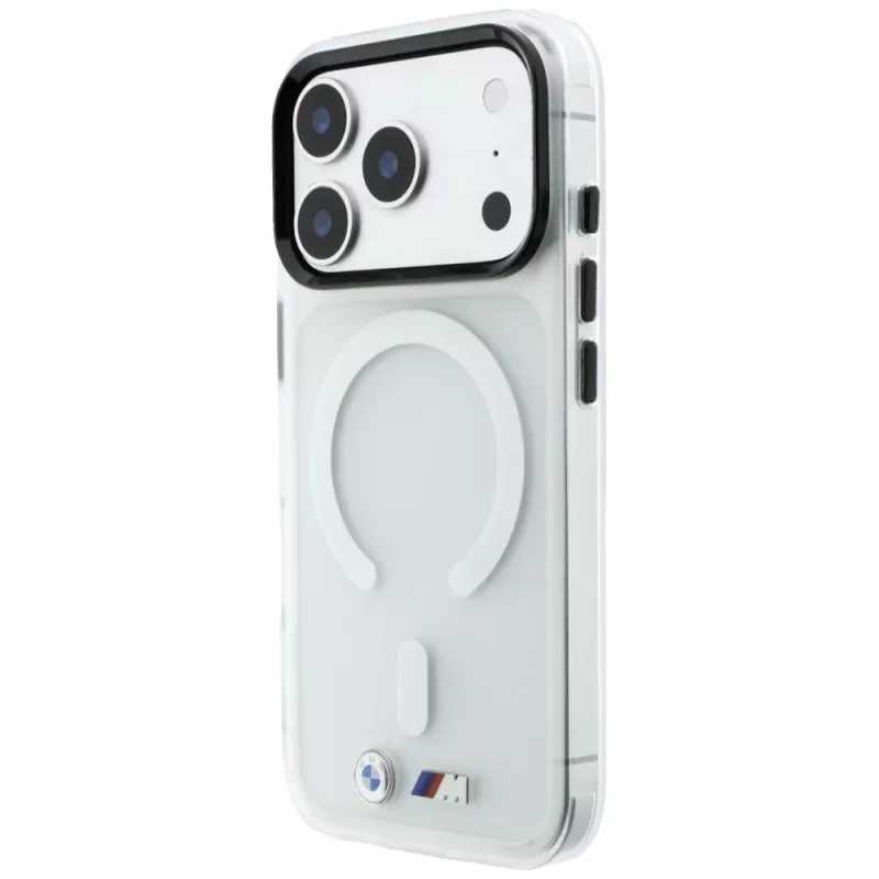 BMW M IML Frosted Metal Logo & Trims MagSafe θήκη για iPhone 18 Pro Max / 17 Pro Max, διαφανής