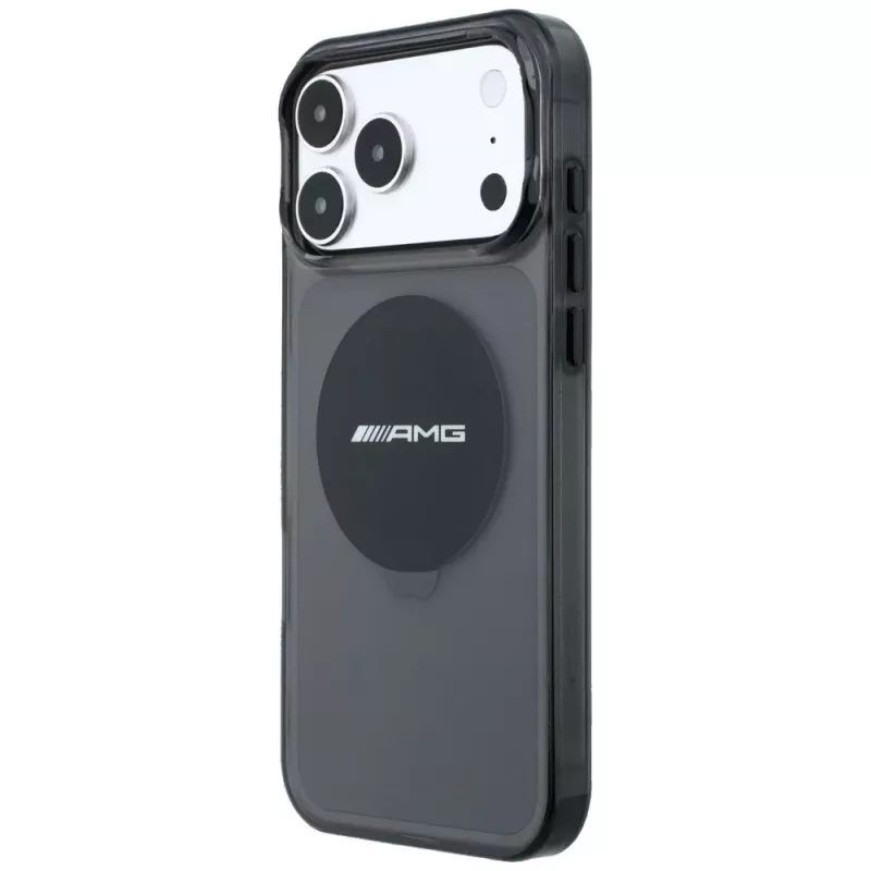 Mercedes AMG00131 θήκη για iPhone 18 Pro Max / 17 Pro Max, IML Transparent Bicolor Block, MagSafe, μαύρη