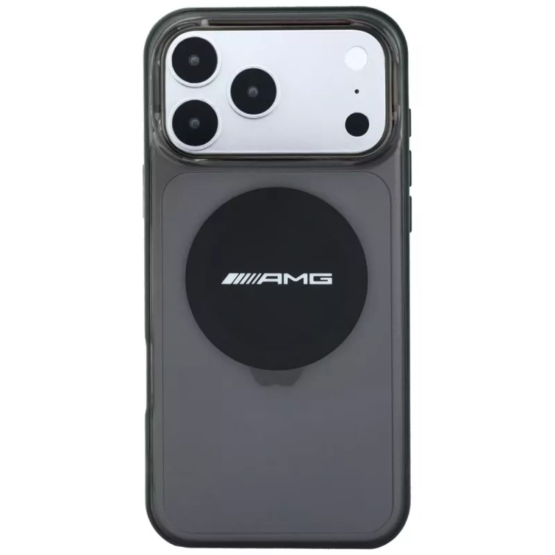 Mercedes AMG00131 θήκη για iPhone 18 Pro Max / 17 Pro Max, IML Transparent Bicolor Block, MagSafe, μαύρη