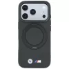 BMW BMW001325 θήκη για iPhone 18 Pro Max / 17 Pro Max, Kevlar Ring Stand 360, MagSafe, μαύρη