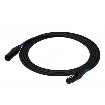 SSQ DMX1 SS-1838 καλώδιο XLR αρσενικό - XLR θηλυκό, 1 m, μαύρο