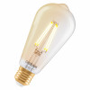 Osram SMART+ MATTER Filament Dimmable Classic Edison 53 824 έξυπνος λαμπτήρας, χρυσός, E27, 6 W, ζεστό λευκό, Wi-Fi