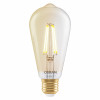 Osram SMART+ MATTER Filament Dimmable Classic Edison 53 824 έξυπνος λαμπτήρας, χρυσός, E27, 6 W, ζεστό λευκό, Wi-Fi