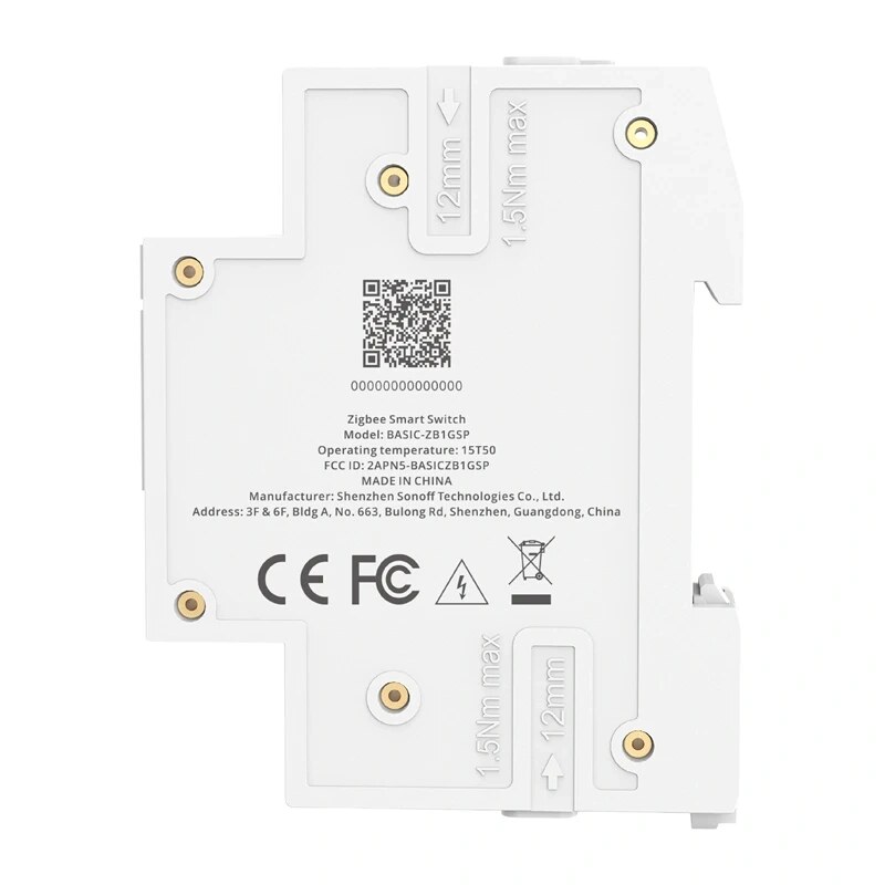 SONOFF BASIC-ZB1GSP έξυπνος διακόπτης Zigbee, ράγα DIN, 32 A