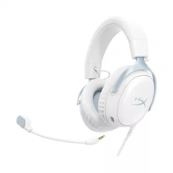 Ακουστικά gaming HyperX Cloud III, λευκό-μπλε, DF7F1AA