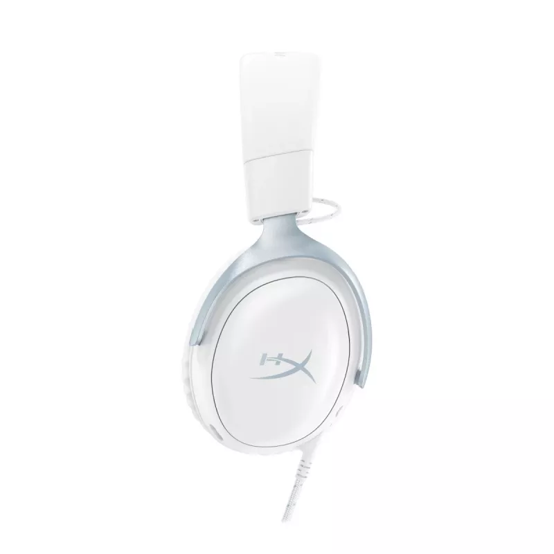 Ακουστικά gaming HyperX Cloud III, λευκό-μπλε, DF7F1AA