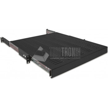 Wirewin SHELF PO 800 BL συρόμενο ράφι 19″ 1U, έως 35 kg, μαύρο