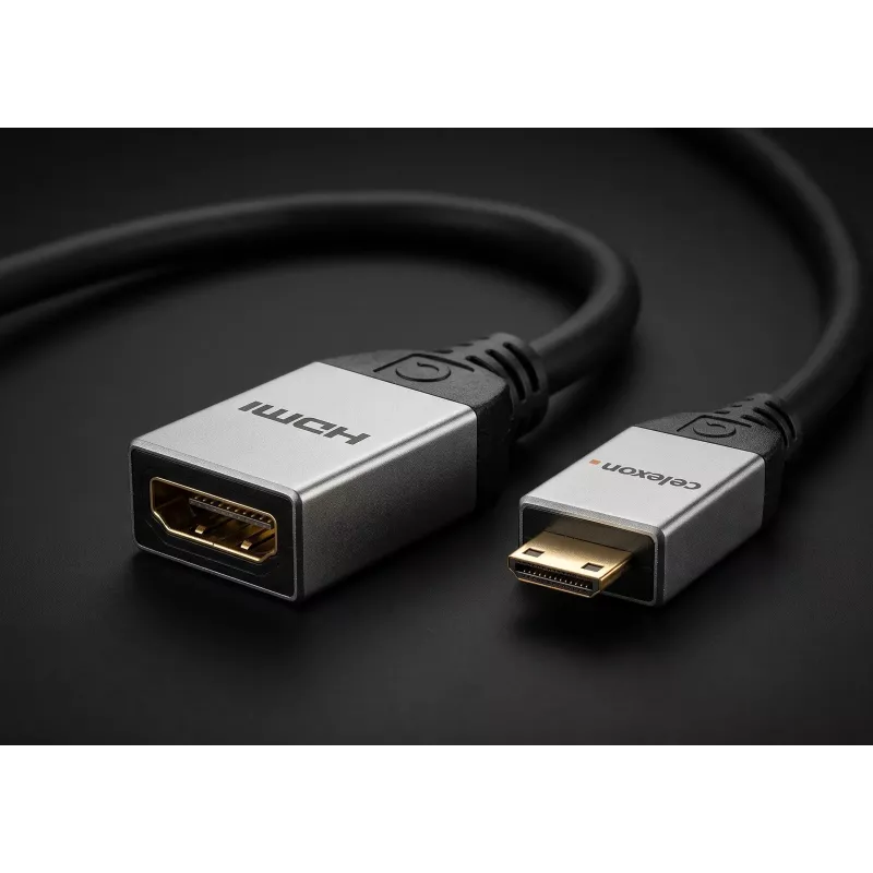 celexon προσαρμογέας Mini HDMI M/F με Ethernet, 2.0a/b, 4K, Professional