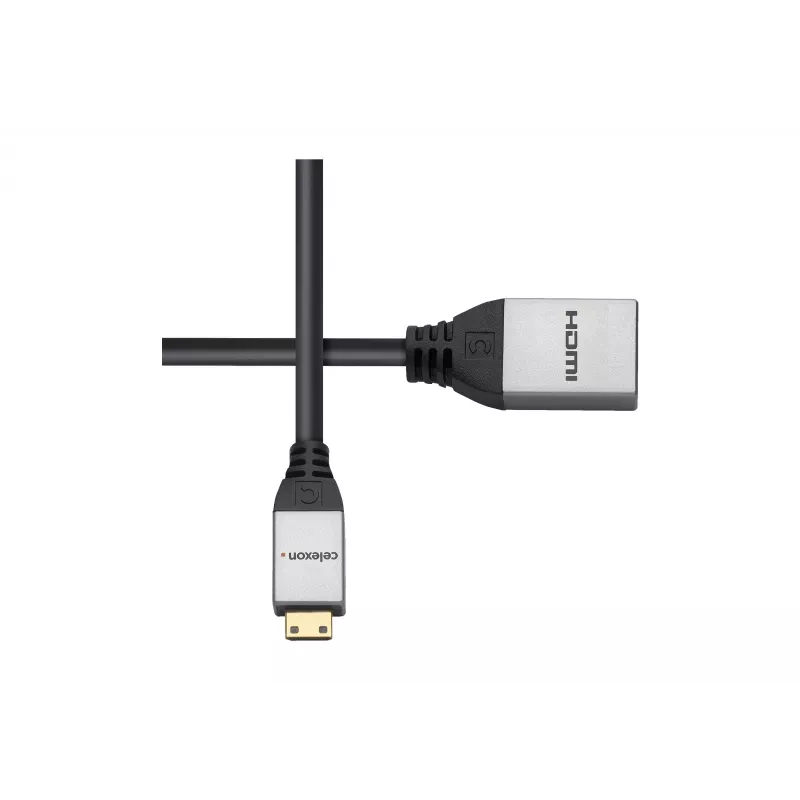 celexon προσαρμογέας Mini HDMI M/F με Ethernet, 2.0a/b, 4K, Professional
