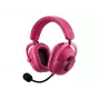 Logitech G PRO X3 LIGHTSPEED ασύρματα ακουστικά για παιχνίδια, 2,4 GHz, ματζέντα