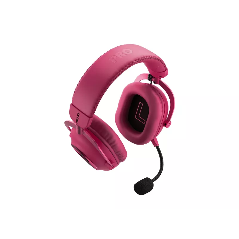 Logitech G PRO X3 LIGHTSPEED ασύρματα ακουστικά για παιχνίδια, 2,4 GHz, ματζέντα